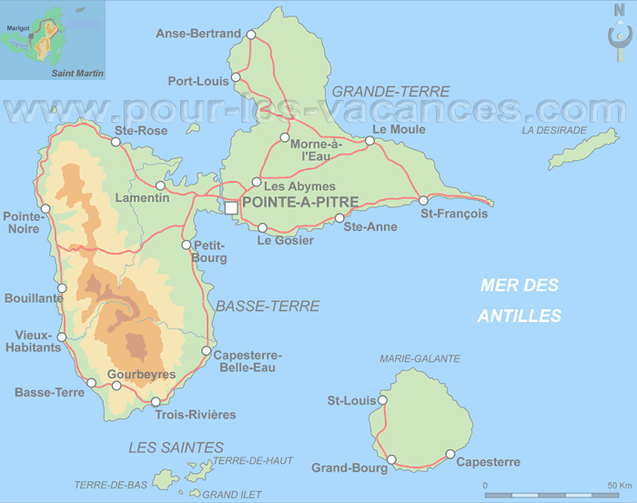 guadeloupe. in Guadeloupe - Overseas