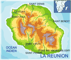 Vacances en Outremer. Villages de vacances, location vacances, gites, chambres d'hôtes, hébergements et locations de maisons Ile de la Runion.