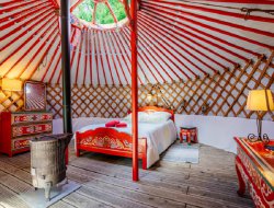 Unusual stay in yurt near the Loire Castles in France. near Chalonnes sur Loire