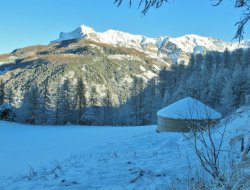 Yourte de montagne Alpes de Haute Provence.