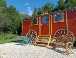 Unusual stay in a Gypsy Caravan in the Doubs. near Goumois