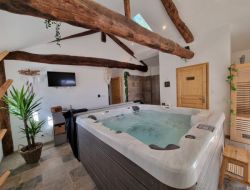 Cottage with jacuzzi and sauna near Carcassonne in France.