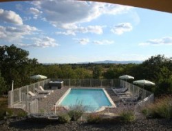 Location avec piscine et spa en Ardèche.