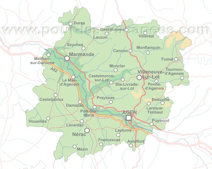 Lot Et Garonne Map Lot Et Garonne Holiday Rentals On Map