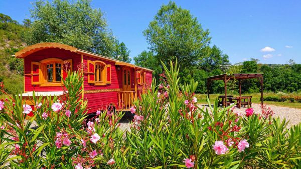 Roulotte en ardche - roulotte 4 personnes