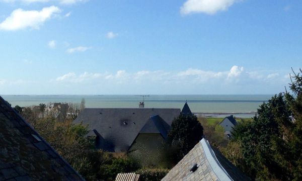 Jolie vue mer depuis la chambre du 2me tage