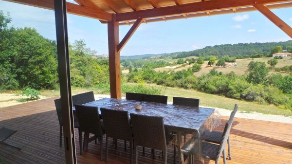 Terrasse du schoir 1 avec vue sur la valle
