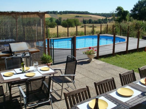 Patio et piscine