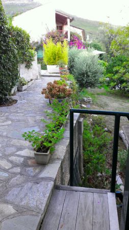 L'entre et la descente au jardin