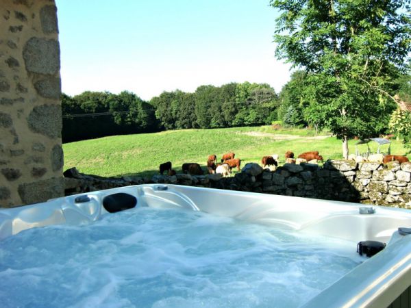Jacuzzi priv au gite