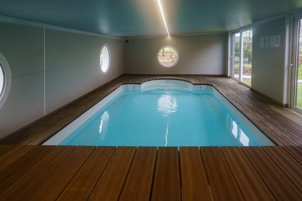 Piscine gte bambou chauffe toute l'anne