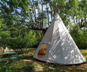 Albon - Drme tipis ou yourtes en Rhone Alpes