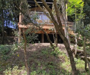 Montbolo Pyrnes-Orientales cabane perche en Languedoc Roussillon