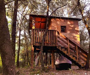 Maureillas-Las-Illas Pyrnes-Orientales cabane perche en Languedoc Roussillon