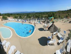 Holiday village with Pool in Rhone Alps, France. near Sampzon