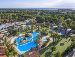 Holiday accommodations on camping in Languedoc near Laroque des Alberes
