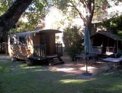 Unsual stay in gypsy caravan in Provence, France. near Caromb