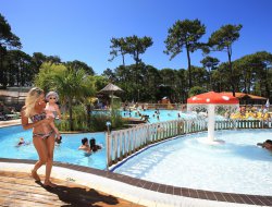 Campsite mobilhome in Biscarosse, Aquitaine coast near Sanguinet