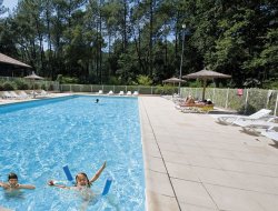 Campsite mobil homes on Aquitaine Coast near Saint Martin de Seignanx