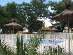 Campsite and mobil home in the Landes Aquitaine near Vielle Saint Girons
