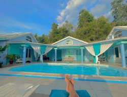 Chambre d'htes avec piscine en Guadeloupe.