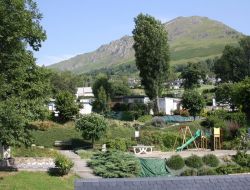 Camping in french Pyrenean mountains. near Esquieze Sere