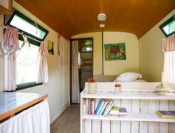 Unusual stay in gypsy caravan in the Lot, Midi Pyrenees. near Pinsac