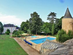 campsite mobilhome in the Vienne, Poitou Charentes near Angles sur l'Anglin