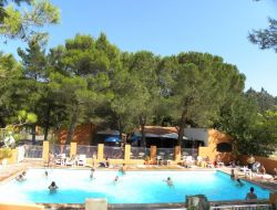 Camping in the Pyrenees Orientales, South of France. near Le Boulou