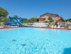 Seaside camping in the Roussillon, South of France. near Cessenon sur Orb