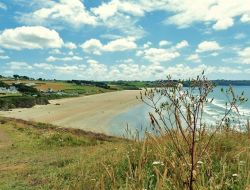 Seafront camping in Brittany, France. near Plozevet