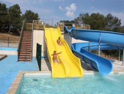 Camping near Carcassonne in France. near Limousis