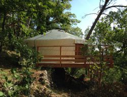 Unusual stay in yurt in Provence, south of France.