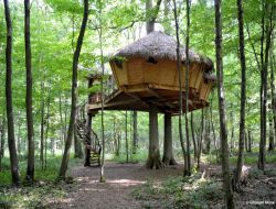 Unusual holiday accommodation near Rouen in Normandy, France. near Le Bocasse