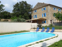 Big holiday home with pool in the Drome, France. near La Bégude de Mazenc 