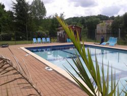 campsite mobilhome in the Lot, Midi Pyrenees. near Massoules