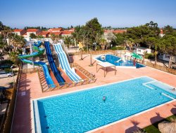 Port Leucate Camping mobilhomes en bord de mer dans les Pyrnes Orientales.