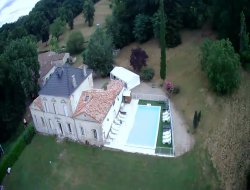 Holiday home for a group with pool in Gironde near La Force