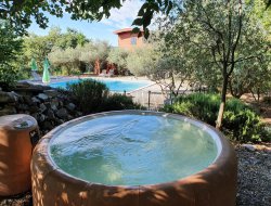 Unusual holiday accommodations in Ardeche, south of France. near Saint Pierre de Colombier