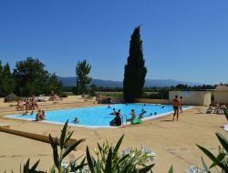 camping in Provence, south of France. near Cadenet