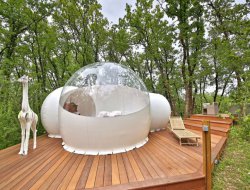 Bubble with private spa in the Tarn, Midi Pyrenees. near Puycelci