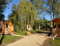 campsite mobilhome near Nevers in France. near Saint Honore Les Bains
