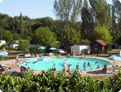 campsite mobilhome in near Toulouse in Midi Pyrenees.