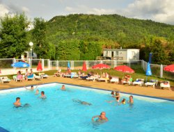 Camping in the Puy de Dome, Auvergne. near Saint Pierre Colamine