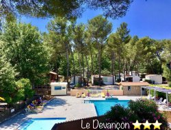 campsite mobilhomes in Provence near Auriol