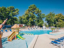 campsite mobilhome in Poitou Charentes, France. 
