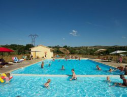 campsite mobilhome in Ardeche, France. near Vog