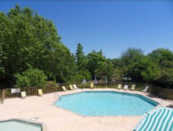 campsite mobilhome in the Pays Basque, France.  near Saint Martin de Seignanx