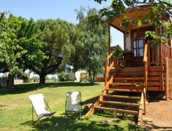 Unusual stay in a gypsy caravan near La Rochelle.