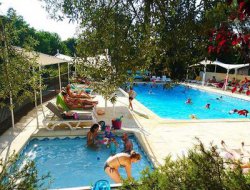 campsite mobilhome in near Avignon in Provence. near Villeneuve les Avignon